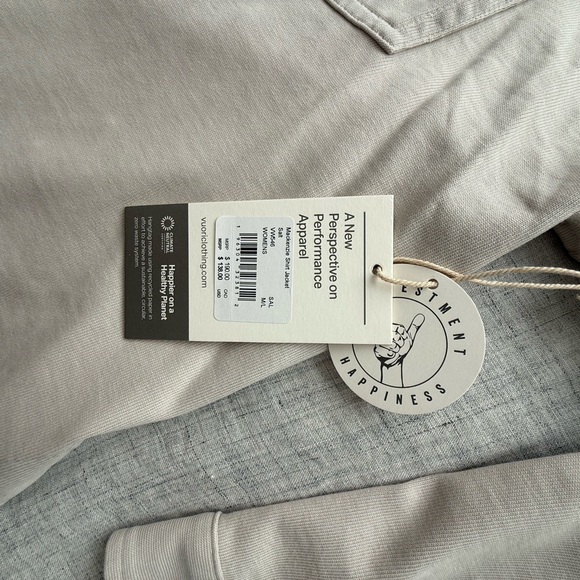 Vuori Cream Button-Up Shirt - Picture 2 of 3